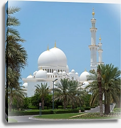 Постер Главная мечеть в Абу-Даби, ОАЭ
