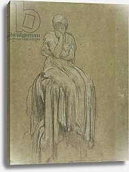 Постер Лейтон Фредерик Study for Solitude, c.1890
