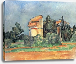 Постер Сезанн Поль (Paul Cezanne) Голубятня в Белливу