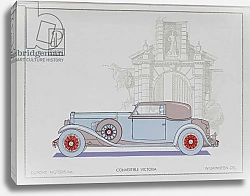 Постер Школа: Американская 20в. DuPont Motor Cars: Convertible Victoria, 1921