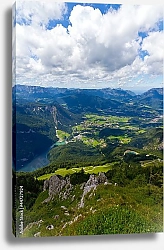 Постер Германия. Вид на  озеро Кёнигсзе 2