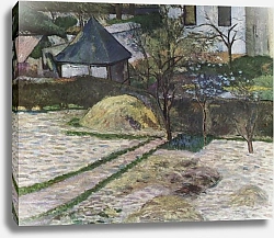 Постер Гоген Поль (Paul Gauguin) Пейзаж близ Осни