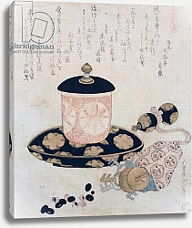 Постер Хокусай Кацушика A Pot of Tea and Keys, 1822