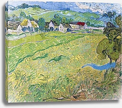 Постер Ван Гог Винсент (Vincent Van Gogh) Вид на Весеноц около Овера, 1890 г.