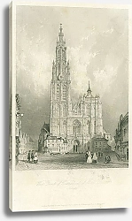 Постер West Front of Cathedral of Notre Dame, Antwerp 1