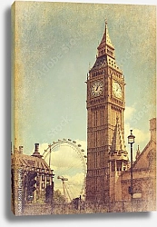 Постер Биг-Бен, Лондон, Великобритания