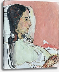 Постер Ходлер Фердинанд Madame Valentine Gode Darel, Ill, 1914