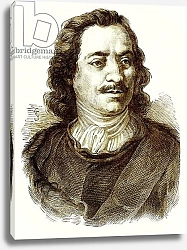 Постер Школа: Английская 19в. Peter the Great, illustration from 'Cassell's Illustrated Universal History' by Edward Ollier, published 1890