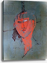 Постер Модильяни Амедео (Amedeo Modigliani) The Red Head, c.1915