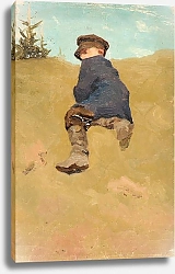Постер Рерих Николай Этюд лежащего мальчика. 1894