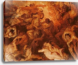 Постер Рубенс Петер (Pieter Paul Rubens) Detail of the 'Small' Last Judgement, c.1620