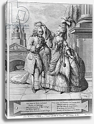 Постер Десруа Клод Voltaire crowned by Mademoiselle Clairon, engraved by Jean Victor 1791