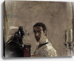 Постер Тулуз-Лотрек Анри (Henri Toulouse-Lautrec) Self Portrait, 1880 3