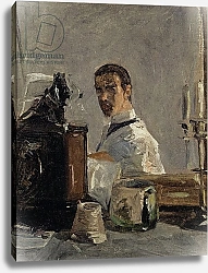 Постер Тулуз-Лотрек Анри (Henri Toulouse-Lautrec) Self Portrait, 1880