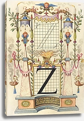 Постер Хофнагель Йорис Guide for Constructing the Letter Z