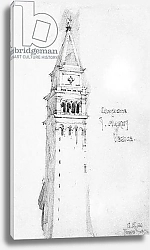 Постер Макинтош Чарльз Campanile, S. Marks, Venice, 1891