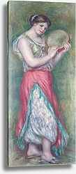 Постер Ренуар Пьер (Pierre-Auguste Renoir) Танцовщица с тамбурином