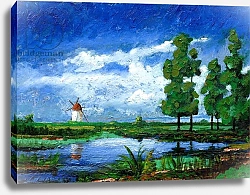 Постер Нил Тревор (совр) Windmill, Holland, 2006