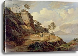Постер Готцлов Карл Landscape in Italy