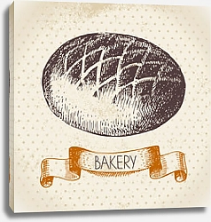 Постер Иллюстрация с хлебом