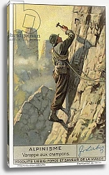Постер Школа: Европейская Climbing using crampons