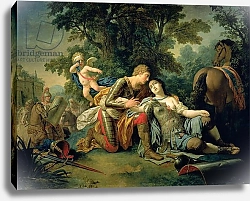 Постер Лагрене Жан-Жак Tancred and Clorinda, 1761