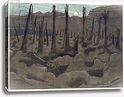Постер Нэш Поль Sunrise, Inverness Copse, from British Artists at the Front, 1918