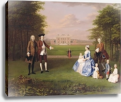 Постер Девис Артур Robert Gwillym of Atherton and his Family, c.1745-7