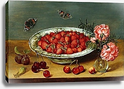 Постер Неизвестен Still Life with Strawberries