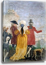Постер Тиеполо Доменико Джованни The Walk, c.1791