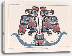 Постер Гэррик Мэлери Haida double thunderbird