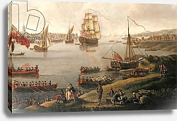 Постер Школа: Английская 18в. View of the Thames, 1761 2