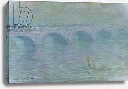 Постер Моне Клод (Claude Monet) Waterloo Bridge in the Fog, 1903