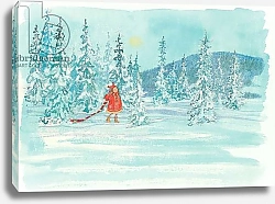 Постер Girl in Snow