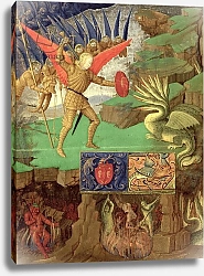Постер Школа: Итальянская 16в. St. Michael Slaying the Dragon
