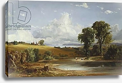 Постер Кропси Джаспер Summer Afternoon on the Hudson, 1852