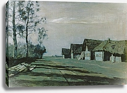 Постер Левитан Исаак Village by Moonlight, 1897