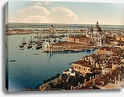 Постер Италия. Венеция, колокольня Сан-Марко
