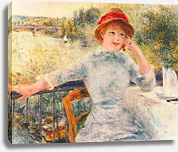 Постер Ренуар Пьер (Pierre-Auguste Renoir) Портрет Альфонсины Фурнез