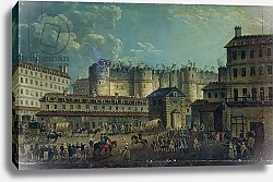 Постер Демаки Пьер Demolition of the Bastille in 1789