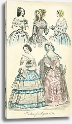 Постер Fashions for August 1846 №1