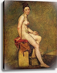 Постер Делакруа Эжен (Eugene Delacroix) Мадемуазель Роза