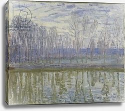 Постер Сислей Альфред (Alfred Sisley) On the Shores of the Loing, 1896