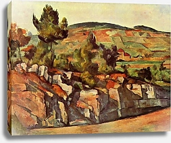 Постер Сезанн Поль (Paul Cezanne) Горы в Провансе