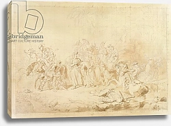 Постер Хейтер Джордж Banditti of Kurdistan Assisting Georgians in Surprising and Carrying off Circassian Women c.1827-28