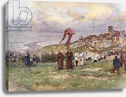 Постер Пиза Альберто Procession, Monte San Giuliano
