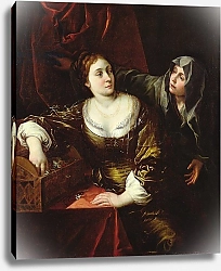 Постер Школа: Итальянская 18в Martha and Mary or, Woman with her Maid