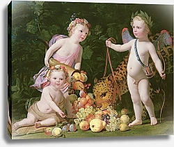 Постер Хонтхорст Геррит An Allegory of Peace and Plenty, 1629