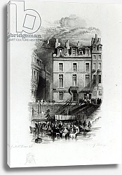 Постер Тернер Вильям (последователи) Napoleon's Lodgings on the Quai Conti, 1834-36