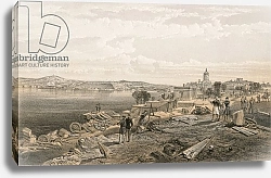 Постер Симпсон Вильям Sebastopol from the rear of Fort Nicholas, looking south